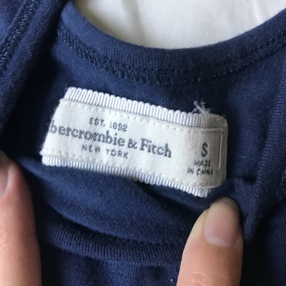 ABERCROMBIE blue fit and flare tank dress - Picture 3 of 3